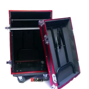 16 u rack with case mixer up with 1 table