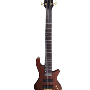 CHRISTIAN HERITAGE ACTIVE 6 STRINGS BASS GUITAR GOLD KNOBS