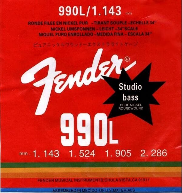 Fender bass string