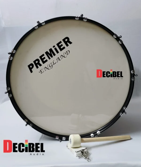 Marching Drum White 18''