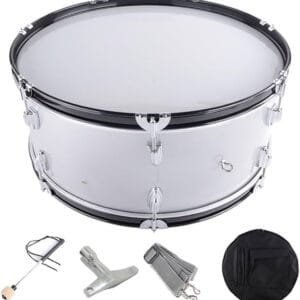 Marching Drum White 22''