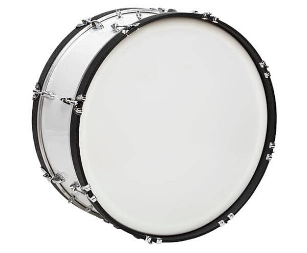 Marching Drum White 24''