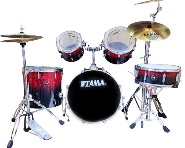 Tama colours with sabian cymbals